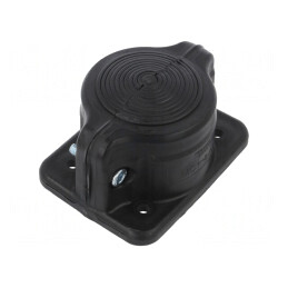 Manșon negru IP55 8-67mm 1 orificiu | Electronic-mag.ro | Componente Electronice