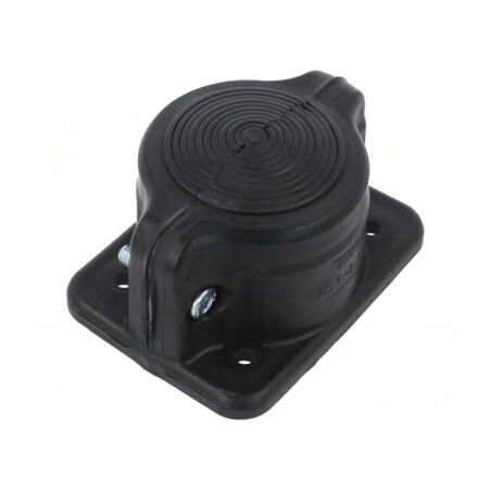Manșon negru IP55 8-67mm 1 orificiu | Electronic-mag.ro | Componente Electronice