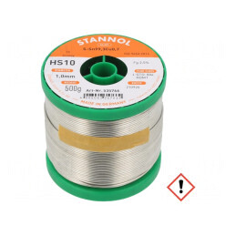 Sârmă de Lipit fără Plumb 1mm 0,5kg Bobină 227°C | Electronic-mag.ro | Componente Electronice