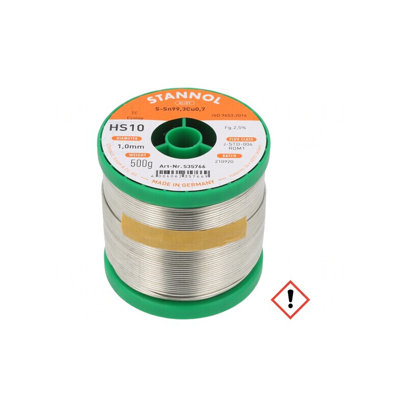 Sârmă de Lipit fără Plumb 1mm 0,5kg Bobină 227°C | Electronic-mag.ro | Componente Electronice Sârmă de Lipit fără Plumb 1mm 0,5kg Bobină 227°C | Electronic-mag.ro | Componente Electronice
