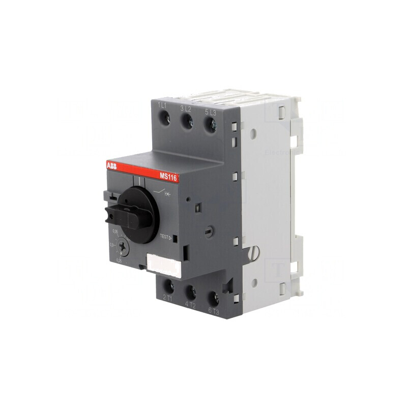 Întrerupător pentru Motor 0,09kW 208-690VAC pentru Șină DIN IP20 | Electronic-mag.ro | Componente Electronice