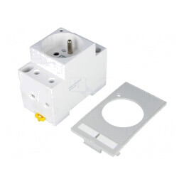 Soclu E 250VAC 16A IP20 Panou Furcă 6mm 62mm | Electronic-mag.ro | Componente Electronice