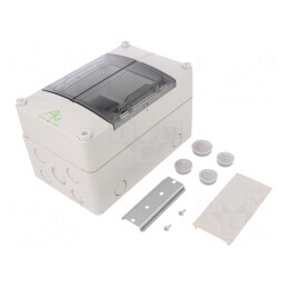Carcasă Aparatură Modulară IP55 Gri 5 Module | Electronic-mag.ro | Componente Electronice