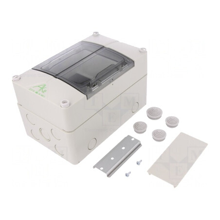 Carcasă Aparatură Modulară IP55 Gri 5 Module | Electronic-mag.ro | Componente Electronice