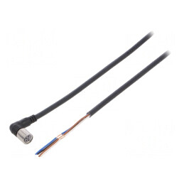 Cablu de conectare M8 4 pini unghi 5m PVC | Electronic-mag.ro | Componente Electronice
