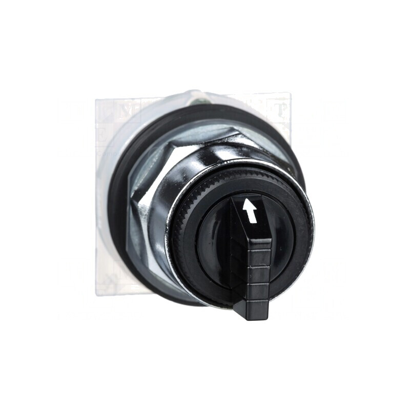 Comutator Rotativ 30mm 3 Poziții Negru | Electronic-mag.ro | Componente Electronice