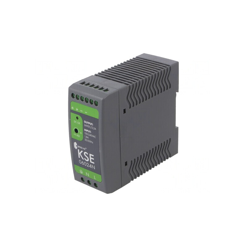 Alimentator Pulsatoriu DIN 60W 24V 2.5A | Electronic-mag.ro | Componente Electronice Alimentator Pulsatoriu DIN 60W 24V 2.5A | Electronic-mag.ro | Componente Electronice