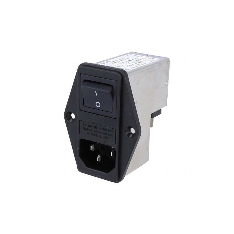 Conector Alimentare AC Soclu Tată 6A 250VAC IEC 60320 | Electronic-mag.ro | Componente Electronice Conector Alimentare AC Soclu Tată 6A 250VAC IEC 60320 | Electronic-mag.ro | Componente Electronice