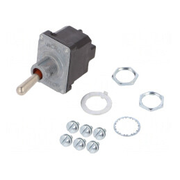 Comutator Basculant DPST 6A/230VAC 18A/28VDC | Electronic-mag.ro | Componente Electronice