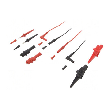 Cabluri de Măsurare 1m Banană 4mm x2 | Electronic-mag.ro | Componente Electronice