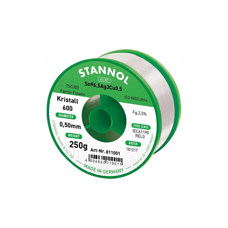 Sârmă de Lipit Fără Plumb 0,5mm 250g | Electronic-mag.ro | Componente Electronice