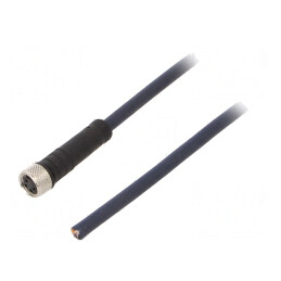 Cablu de conectare M8 4 pini 10m 30VAC 4A IP69K | Electronic-mag.ro | Componente Electronice