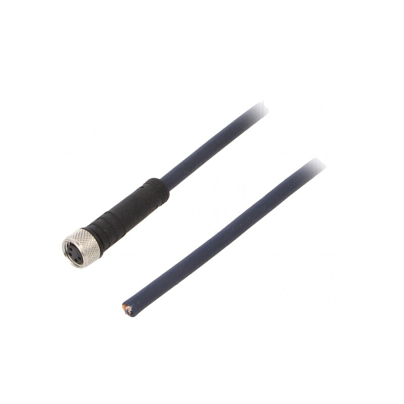 Cablu de conectare M8 4 pini 10m 30VAC 4A IP69K | Electronic-mag.ro | Componente Electronice