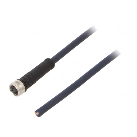 Cablu de conectare M8 4 pini 10m 30VAC 4A IP69K | Electronic-mag.ro | Componente Electronice
