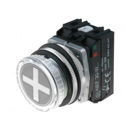 Indicator Poziție 30mm IP65 Roșu/Verde 24-230V AC/DC | Electronic-mag.ro | Componente Electronice