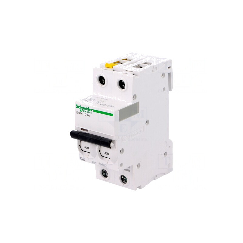 Întrerupător de Supracurent 2A 2P 400VAC C | Electronic-mag.ro | Componente Electronice