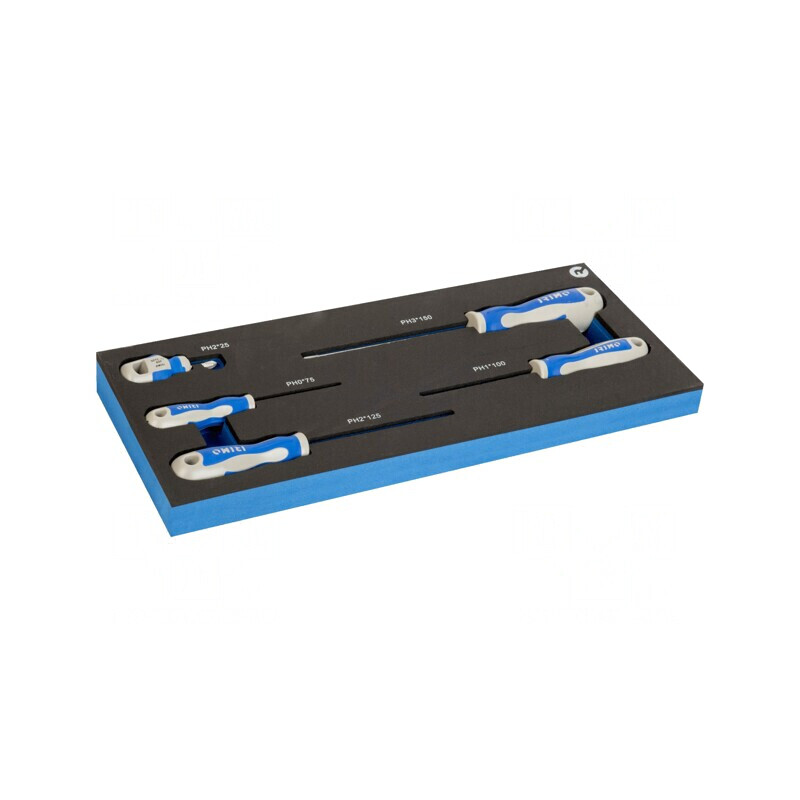 Kit Şurubelniţe Phillips PH0-PH3 5 Bucăţi | Electronic-mag.ro | Componente Electronice