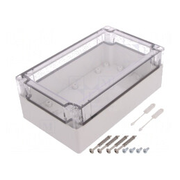 Carcasă Universală Policarbonat 122mm x 202mm x 75mm | Electronic-mag.ro | Componente Electronice