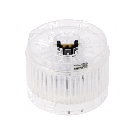 Semnalizator LED Alb 24VDC IP65 70x50mm | Electronic-mag.ro | Componente Electronice