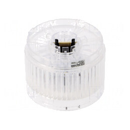 Semnalizator LED Alb 24VDC IP65 70x50mm | Electronic-mag.ro | Componente Electronice