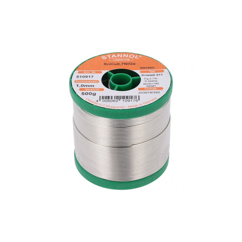 Sârmă de lipit fără plumb 1mm 0,5kg | Electronic-mag.ro | Componente Electronice Sârmă de lipit fără plumb 1mm 0,5kg | Electronic-mag.ro | Componente Electronice