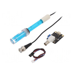 Senzor: pH | analogică | 5VDC | Kit: modul,cabluri,sondă | Gravity | SEN0161