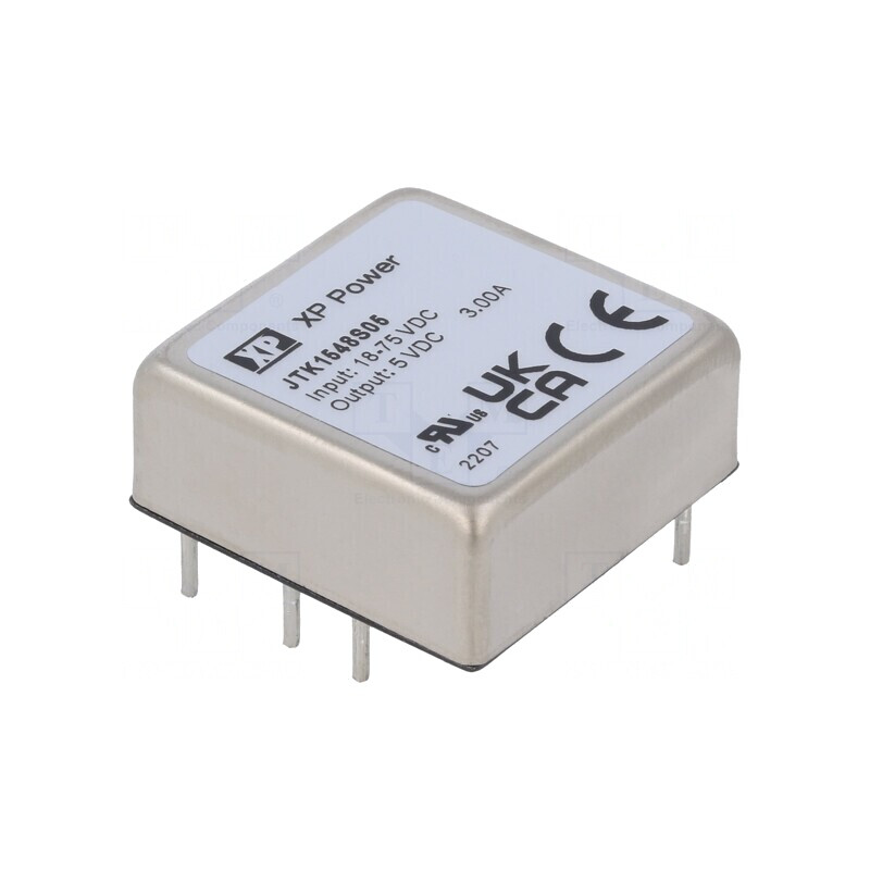 Convertor DC/DC 15W 18-75V la 5V 3A JTK1548S05 | Electronic-mag.ro | Componente Electronice