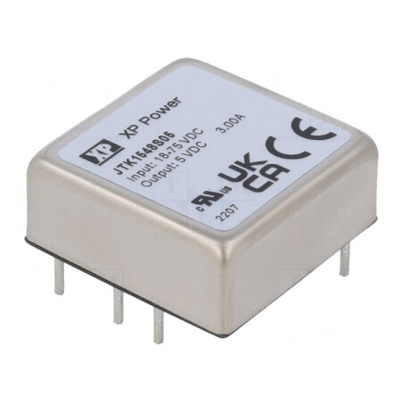 Convertor DC/DC 15W 18-75V la 5V 3A JTK1548S05 | Electronic-mag.ro | Componente Electronice