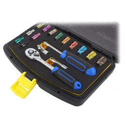 Set chei tubulare 1/4, 17 piese | Electronic-mag.ro | Componente Electronice