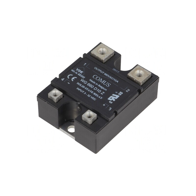 Releu Semiconductor 1-fazat 10A 24-660VAC | Electronic-mag.ro | Componente Electronice