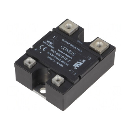 Releu Semiconductor 1-fazat 10A 24-660VAC | Electronic-mag.ro | Componente Electronice