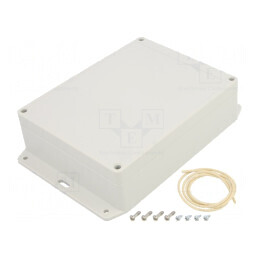 Carcasă Universală cu Lame de Fixare 146x186x55mm | Electronic-mag.ro | Componente Electronice