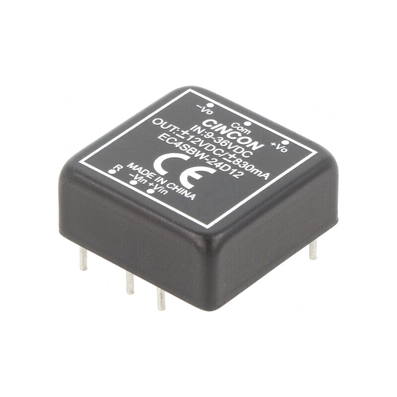 Convertor DC/DC 20W 9-36V la 12V 830mA | Electronic-mag.ro | Componente Electronice