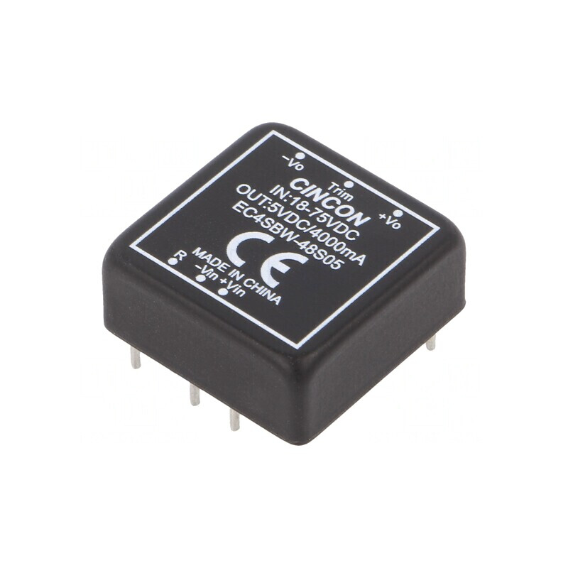 Convertor DC/DC 20W 18-75V la 5V 4A THT | Electronic-mag.ro | Componente Electronice Convertor DC/DC 20W 18-75V la 5V 4A THT | Electronic-mag.ro | Componente Electronice