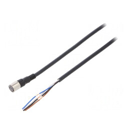 Cablu Conectare M8 4PIN 5m PVC IP67 | Electronic-mag.ro | Componente Electronice
