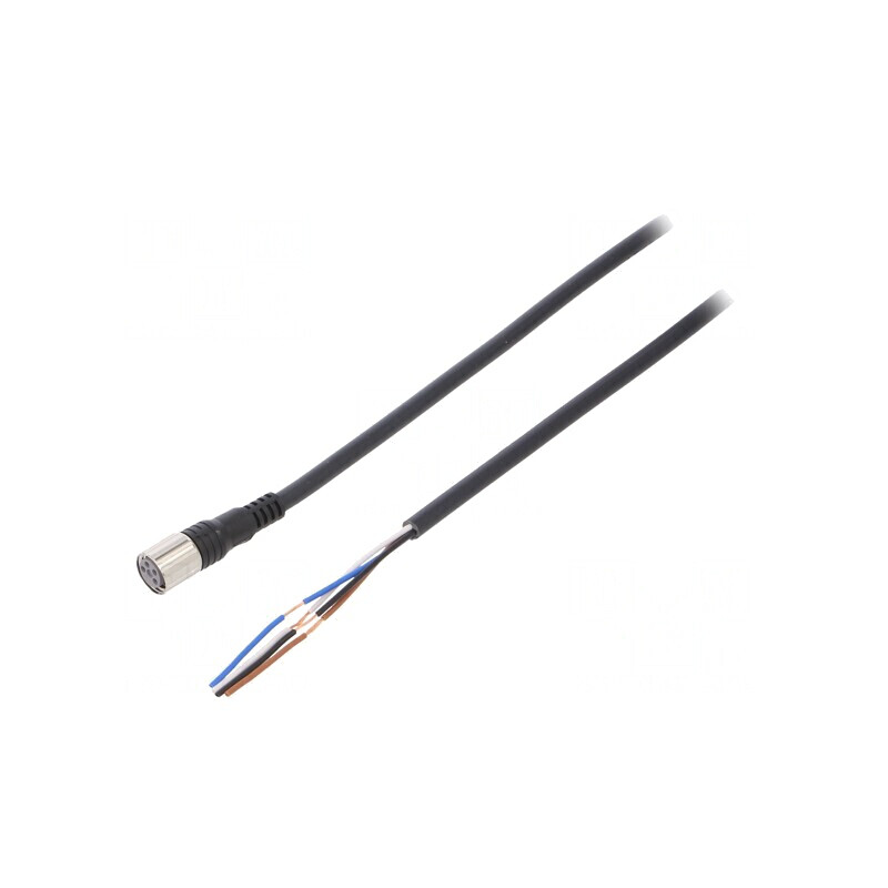Cablu Conectare M8 4PIN 5m PVC IP67 | Electronic-mag.ro | Componente Electronice
