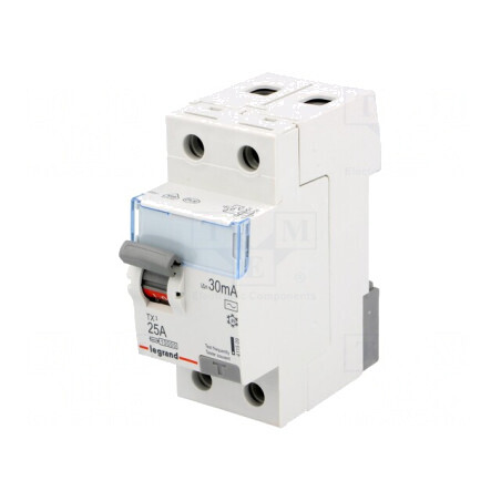 Întrerupător diferențial 25A 30mA 2P 400VAC | Electronic-mag.ro | Componente Electronice