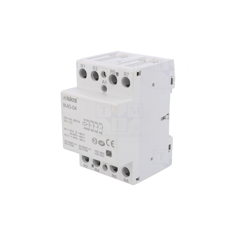 Contactor 4-Poli 40A 230VAC 220VDC NC x4 | Electronic-mag.ro | Componente Electronice