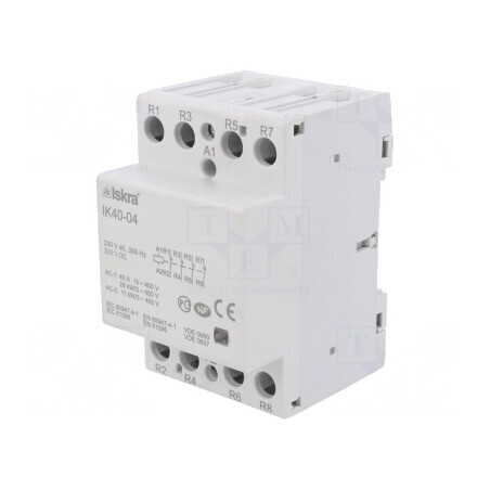 Contactor 4-Poli 40A 230VAC 220VDC NC x4 | Electronic-mag.ro | Componente Electronice