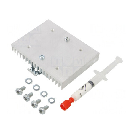 Radiator Aluminiu Extrudat 82x100x29mm | Electronic-mag.ro | Componente Electronice