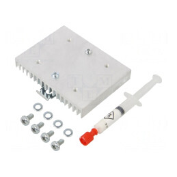 Radiator Aluminiu Extrudat 82x100x29mm | Electronic-mag.ro | Componente Electronice