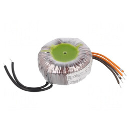 Transformator toroidal 80VA 115VAC 12V 12V cu cabluri | Electronic-mag.ro | Componente Electronice
