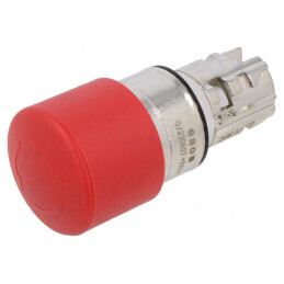 Comutator de siguranță 22mm 2 poziții roșu tip ciupercă | Electronic-mag.ro | Componente Electronice