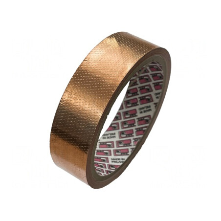 Bandă de Ecranare Acrilică 19mm x 16,5m | Electronic-mag.ro | Componente Electronice