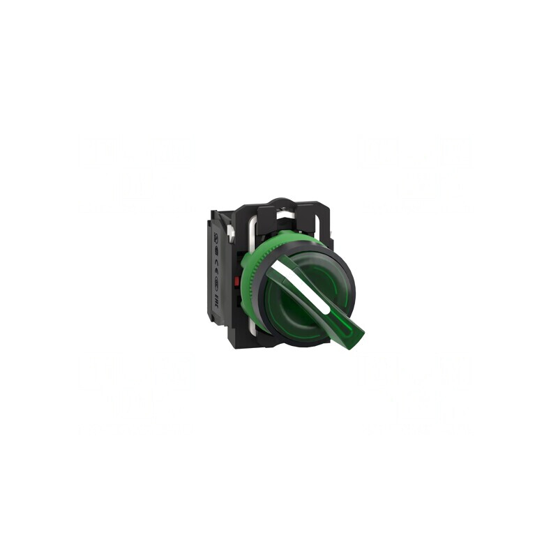 Comutator Rotativ 22mm Verde LED 24V | Electronic-mag.ro | Componente Electronice