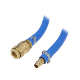 Furtun Pneumatic Flexibil 10m Cuplă Rapidă și Racord | Electronic-mag.ro | Componente Electronice