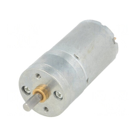Motor DC cu Transmisie 6V Ax Crestătură D 4.4:1 | Electronic-mag.ro | Componente Electronice