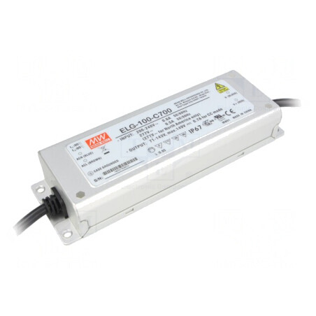 Alimentator LED 100W 700mA 180-295VAC | Electronic-mag.ro | Componente Electronice