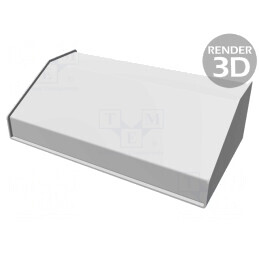 Carcasă Desktop Aluminiu 1456KE3BKBU 254x140x76mm | Electronic-mag.ro | Componente Electronice