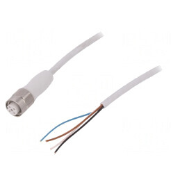 Cablu de Conectare M12 4 PIN 15m Mufă Drept 250VAC 4A 250VDC | Electronic-mag.ro | Componente Electronice